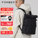 VENQUE范克雙肩包男女大容量旅行包卷口搭扣休閑背包15英寸電腦包送禮物