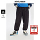 MiniPeace太平鳥童裝冬男童休閑長褲FAGBE4B99 黑色 150cm