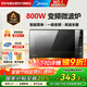 美的（Midea）家用一級變頻微波爐800W平板速熱 一鍵智能菜單 微波殺菌 易清潔內膽 電子除味 PM20M3