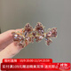 向晚 發(fā)夾發(fā)卡雙蝴蝶彈簧夾女水鉆發(fā)夾后腦勺頂夾橫夾馬尾夾一字夾