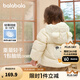 巴拉巴拉童裝寶寶羽絨服冬季嬰兒輕薄兒童外套上衣造型萌男童女童 奶白10501 100 cm