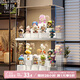EACHY盲盒展示架收納盒透明防塵手辦玩具labubu泡泡瑪特展示盒-特大號