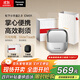 松下（Panasonic）【差旅必備】小方盒2.0無線剃須刀電動便攜款往復式磁懸浮刮胡刀Type-c禮物男朋友CM31銀禮袋款