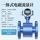 邁德施（MADSUR）智能電磁流量計數顯管道式傳感器泥漿污水流量計一體式法蘭接口 DN50一體式電磁流量計【經(jīng)濟款塑料外殼】