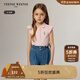Teenie Weenie Kids【菁英POLO】小熊童裝25年款女童飛袖短袖打底衫 粉色 110 cm