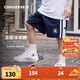 Converse匡威兒童裝男童短褲夏季新款中大童運動(dòng)褲五分褲 藏青藍 130 /56 【建議身高116-122cm】