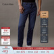 Calvin KleinJeans四季款男士經(jīng)典標牌休閑通勤ck合體版洗水牛仔褲J325321 1A4-牛仔淺藍 常規 32