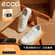 愛(ài)步（ECCO）*休閑板鞋男鞋 輕便小白鞋軟底休閑鞋平底鞋男 柔酷60周年582404 白色58240401007 40