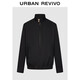 UR2025秋季新款男裝氣質(zhì)都市立領(lǐng)拉鏈夾克外套UMM150037