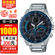 卡西歐（CASIO）手表男EDIFICE紅牛太陽(yáng)能賽車(chē)男表 太陽(yáng)能+藍牙小表盤(pán)ECB-900DB-1B