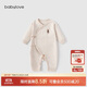 babylove新生兒連體衣春秋款純棉和尚服嬰兒衣服初生兒寶寶彩棉哈衣爬服
