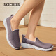 斯凱奇（Skechers）女鞋早秋短絨舒適休閑一腳蹬健步鞋124676 茱萸粉/MVE 38