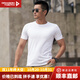 龍牙滿2件-100男士夏季速干T恤秘戰(zhàn)短袖圓領(lǐng)戰(zhàn)術(shù)戶外半袖吸汗純色T 白色 M 175/96A（135-160斤）