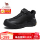 駱駝（CAMEL）鎖溫保暖防潑水抓地軟彈休閑戶(hù)外徒步鞋男 G15WX48067 黑色 42
