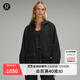 lululemon丨Scuba 女士超寬松款拉鏈連帽衫 LW3IG5S 黑色 M /L