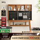 聯(lián)邦（LANDBOND）家具 全實(shí)木學(xué)習書(shū)桌 北歐小戶(hù)型簡(jiǎn)約書(shū)房客廳學(xué)生寫(xiě)字臺辦公桌子 1.2m晴風(fēng)書(shū)桌丨櫻桃木