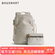 BAGSMART雙肩包隨行包背包男差旅大容量多功能便攜書(shū)包女電腦包旅行包學(xué)生 米白（可容納15.6英寸筆記本）