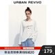 UR2025秋季新款女裝休閑日常萌寵字母印花長(cháng)袖T恤UYL450237 本白 S