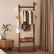 SGMW實(shí)木衣帽架子臥室原木掛衣服置物架衣架落地立式多功能掛衣架