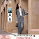 香影高級感輕職場西裝套裝女春秋2025新款西服外套褲子灰色兩件套 灰色 L