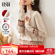 歐莎（OSA）慵懶風外穿半高領(lǐng)加厚新年套頭麻花毛衣女冬季2025年新款 淺卡其色A 2XL