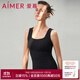 愛(ài)慕背心上衣女士24SS舒適百搭寬肩帶杯背心AM729772 黑色400 M (165)
