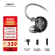 興戈（SIMGOT） EA500DSP入耳式HiFi有線(xiàn)耳機可換音管發(fā)燒級高解析游戲耳塞 EA500DSP磨砂黑【Type-C/帶麥】