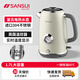 山水日本山水電熱水壺家用燒水壺全自動(dòng)一體自動(dòng)斷電保溫不銹鋼復古開(kāi)水壺 1.7L 復古燒水壺