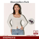 Abercrombie & Fitch【方領(lǐng)羅紋T】小麋鹿圖案女裝25秋季新款修身長(cháng)袖T恤139-5708 奶油白 M (165/96A)