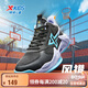 特步（XTEP）兒童童鞋風(fēng)獵籃球鞋實(shí)力街籃運動(dòng)鞋 黑/蘭紫色 38碼