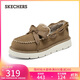 斯凱奇（Skechers）女鞋加絨保暖時(shí)尚單鞋低幫軟底防滑休閑平底鞋114765