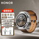 榮耀手表WATCH 5Ultra智能通話(huà)eSIM電話(huà)血氧心率睡眠監測心臟守護移動(dòng)支付男士運動(dòng)高端新款腕表Pro 指揮官【棕色】真皮表帶-送曬單禮品