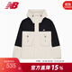 NEW BALANCENB正品24年男款戶(hù)外工裝早秋簡(jiǎn)約連帽拉鏈休閑梭織外套AMJ43302 AMJ43302-TWF XL