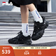 斐樂（FILA）貓爪5代官方女復古運動鞋楊冪同款新款休閑鞋老爹鞋 黑-BK 37.5