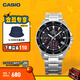 卡西歐（CASIO） EDIFICE EFV-540商務時尚男士表 通勤百搭石英男士手表 EFV-540D-1AVUPR100米防水