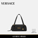 VERSACE/范思哲   女士Versace Tag保齡球單肩包 1B00V-黑色 小號