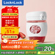 樂扣樂扣（locknlock）玻璃水杯帶吸管男女咖啡杯耐溫茶杯白色LLG968_400ml