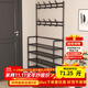 木雙福鞋架門口多層家用鞋帽一體鞋柜出租屋置物架宿舍收納柜