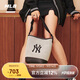 MLB女生包水桶包休閑戶外女友斜挎包大容量3ABMS072N-50BKS
