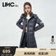 金羽杰冬季都市新潮加厚羽絨服女長(zhǎng)款過膝寬松羽絨面包服女士Y22808191