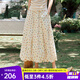 Olrain歐芮兒波點(diǎn)花苞裙花色半裙橡筋束腰半裙女夏季2025新款裙子 波點(diǎn) M 160/68A/M