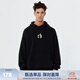CHINISM 連帽衛衣男套頭寬松簡(jiǎn)約高街潮牌運動(dòng)情侶裝春秋季SC20071117S 黑色 M