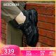 斯凱奇（Skechers）男鞋秋季厚底老爹鞋休閑熊貓鞋軟底運動(dòng)鞋237067