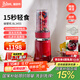 膳美師（Thimax）15秒輕食千瓦破壁機家用小型多功能料理機全自動柔音大功率輔食機榨汁機【0.7L+0.3L雙杯】紅