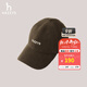 哈吉斯（HAZZYS）配飾 春秋款帽子時(shí)尚鴨舌帽燈芯絨復古棒球帽男AAAZ1CBC002 深褐色DW 均碼