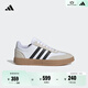 adidas「T頭鞋」GRADAS休閑網(wǎng)球文化板鞋男女阿迪達斯官方輕運動 白色/卡其色/黑色 36.5