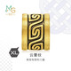 周生生黃金轉運珠足金Charme XL 酷黑貔貅蝙蝠鎖子紋串珠 定價(jià)單顆 云雷紋93843C