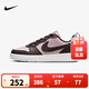 NIKE 耐克男女休閑板鞋COURT BOROUGH兒童時(shí)尚舒適運動(dòng)小白鞋青少年 DV5456-601 40 【建議腳長(cháng)25cm】