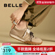 百麗（Belle）彩虹豆復古德訓鞋女低跟輕便運動(dòng)風(fēng)休閑鞋B2085AM5預售 杏色 37 (235mm)