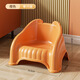 dudubaby兒童塑料座椅嬰幼小凳子靠背椅寶寶沙發(fā)餐椅子防滑板凳洗澡凳橙